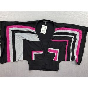 NWT Bebe Multi Stripe Kimono N5 Women Top Size small